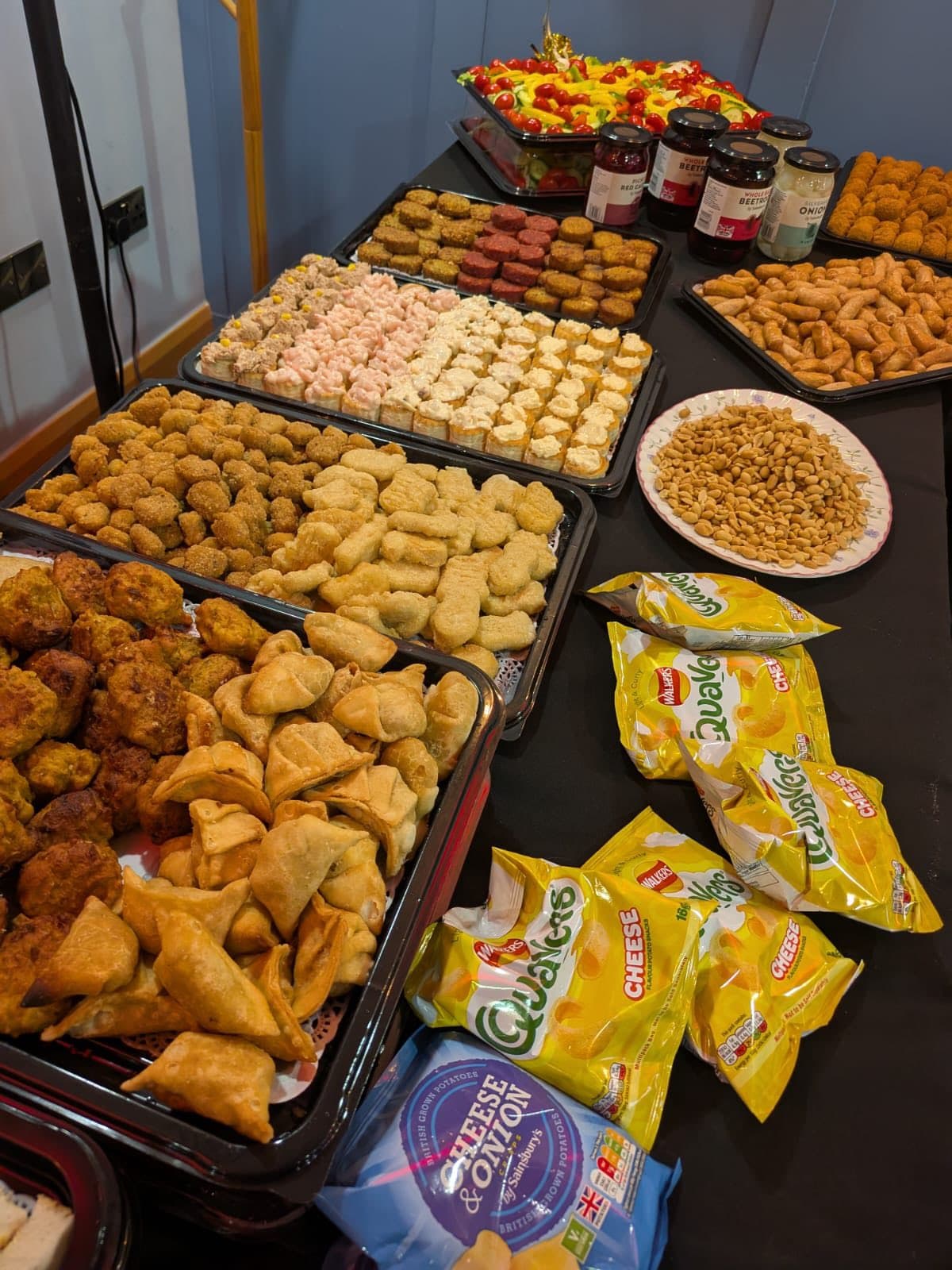 Catering trays and platters prepared by Connor’s Cafe